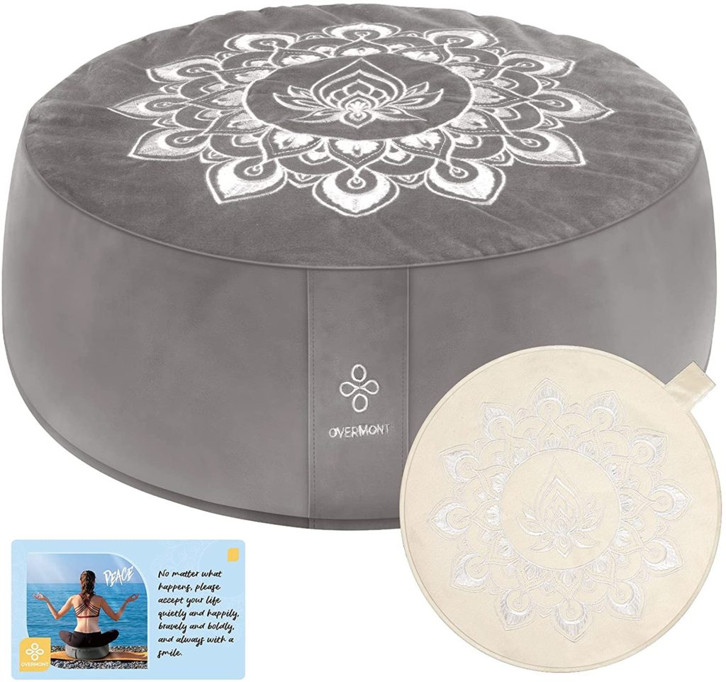 meditation pillow for zen room, meditation room and yoga room